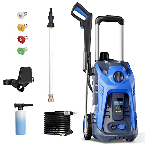 Waggoner Electric High Pressure Washer - 3500 PSI 2.6 GPM Power Washer with 25 FT Hose 4 Interchangeable Nozzle