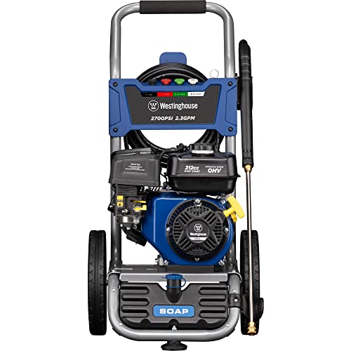 Westinghouse WPX2700 Gas Pressure Washer, 2700 PSI and 2.3 Max GPM