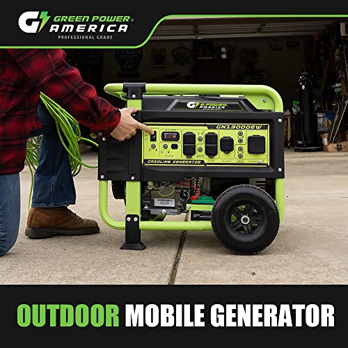 Green-Power America Portable Generator 13000 Watt,Gasoline Powered