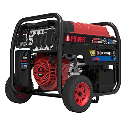 A-iPower SUA12000ED 12000 Watt Portable Generator Heavy Duty Gas & Propane